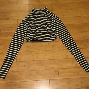 Stripped Decree Crop Top